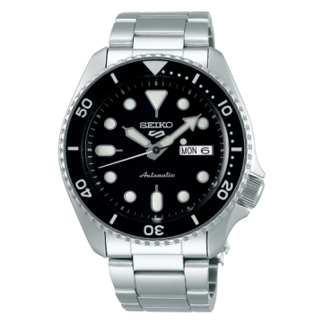 Seiko 5 Sports Sports Style Stainless Steel / Black / Bracelet
