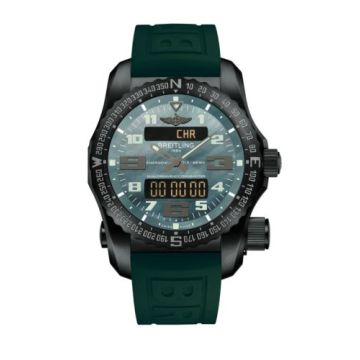 Breitling Emergency II Night Mission / Green Mother-of-Pearl / Rubber / Folding