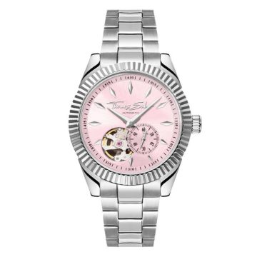 Thomas Sabo automatique argentée de 36 mm avec cadran rose rebelle