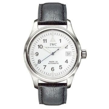 IWC Schaffhausen Pilot's Watch Mark XV Stainless Steel / White / Strap
