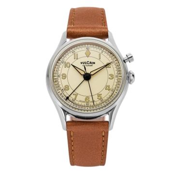 Vulcain Cricket Classique 39mm Eggshell