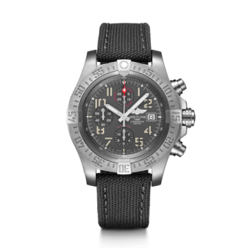 Breitling Avenger Bandit Titanium / Titanium Gray / Silver Hands / Military / Pin