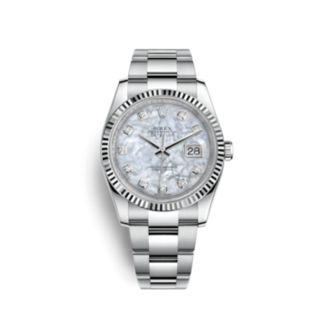 Rolex Datejust 36 Stainless Steel Fluted / Oyster / Pink MOP