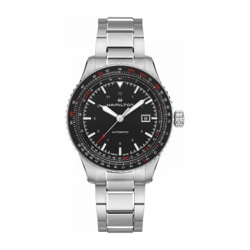 Hamilton Khaki Aviation Converter Auto Stainless Steel / Black / Bracelet