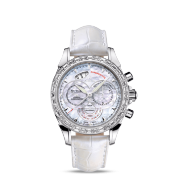 Omega De Ville Co-Axial 41 Chronoscope Palladium Baguette / MOP