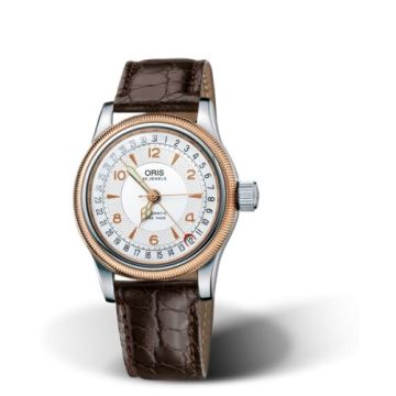 Oris Big Crown Pointer Date 36 Stainless Steel - Rose Gold / Silver