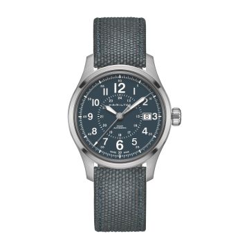 Hamilton Khaki Field Auto 40 Stainless Steel / Blue