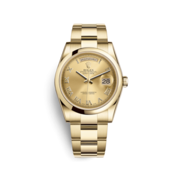 Rolex Day-Date 36 Yellow Gold Domed / Oyster / Champagne