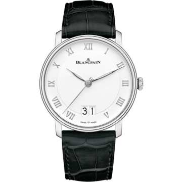 Blancpain Villeret Grande Date Stainless Steel / White