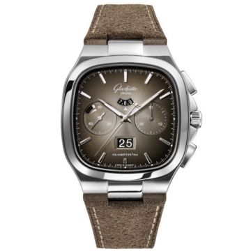 Glashütte Original Seventies Chronograph Panorama Date Grey / Nubuck / Folding