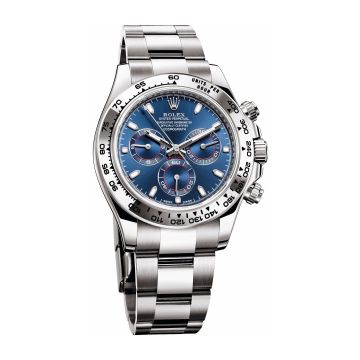 Rolex Cosmograph Daytona White Gold / Blue