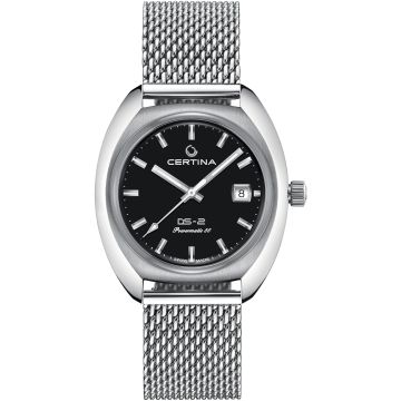 Certina DS-2 Powermatic 80 Stainless Steel / Black / Bracelet