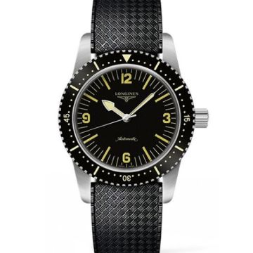 Longines Skin Diver Stainless Steel / Black / Rubber