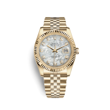 Rolex Datejust 36 Yellow Gold Fluted / Jubilee / MOP