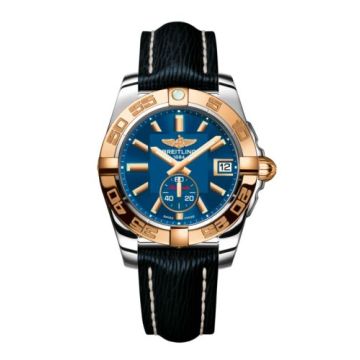 Breitling Galactic 36 Automatic Stainless Steel / Rose Gold / Gun Blue / Sahara