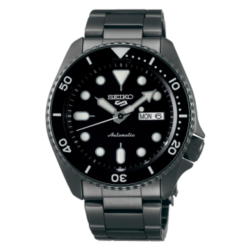 Seiko 5 Sports Sports Style Hard Coating / Black / Bracelet