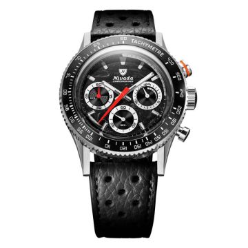 Nivada Grenchen Chronoking Racing Black Lunettes interchangeables