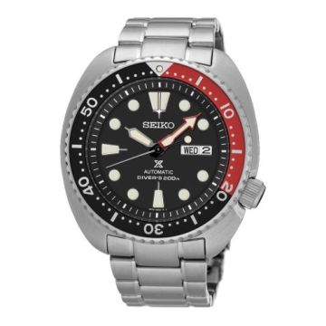 Seiko Prospex Diver Turtle Stainless Steel / Black / Bracelet / Coke