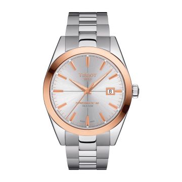 Tissot Gentleman Powermatic Stainless Steel - Rose Gold / Silver / Bracelet