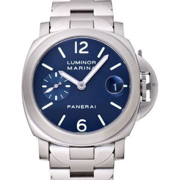 Panerai Luminor Marina Automatic 40mm Bracelet Blue