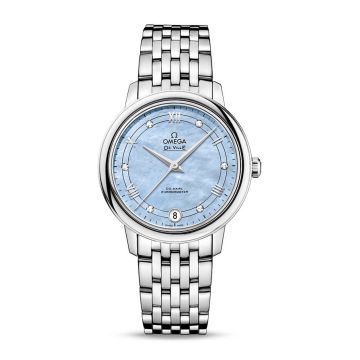Omega De Ville Prestige Co-Axial 32.7 Stainless Steel / Blue MOP / Stainless Steel