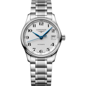 Longines Master Collection Date 34 Stainless Steel / Silver / Bracelet