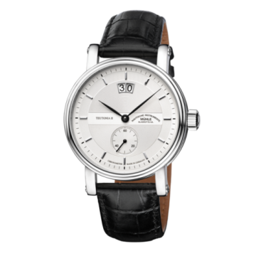 Mühle Glashütte Teutonia II Großdatum Chronometer Silver / Strap