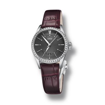Oris Artelier Date Diamonds 28 Stainless Steel - Diamond / Grey