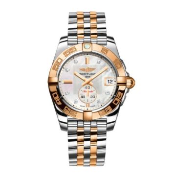 Breitling Galactic 36 Automatic Stainless Steel / Rose Gold / Pearl Diamond / Bracelet