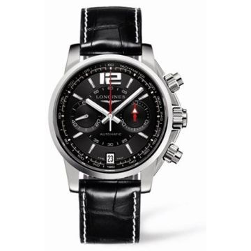 Longines Admiral Chronograph Black Strap