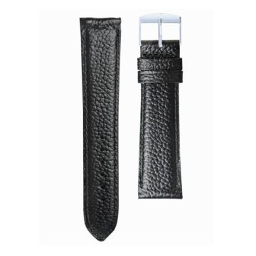 Gustave & Cie Bracelet de montre Cuir Noir Réglisse Grainé