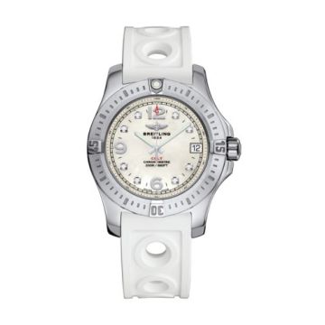 Breitling Colt 36 Pearl Diamond / Rubber / Pin