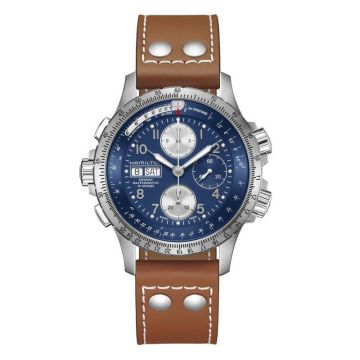 Hamilton Khaki Aviation X-Wind Stainless Steel / Blue