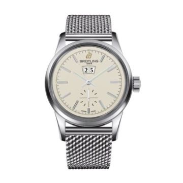 Breitling Transocean 38 Stainless Steel / Silver / Bracelet