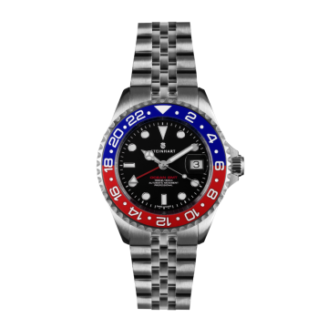 Steinhart Ocean 39 GMT.2 BLUE-RED Ceramic Diver Watch