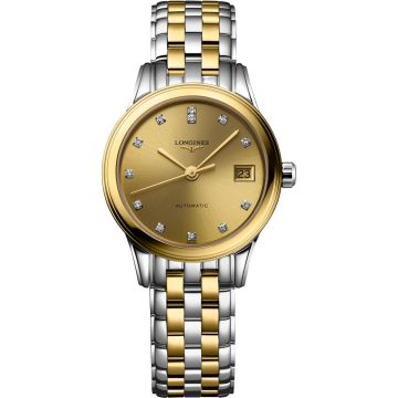 Longines Flagship 26 Automatic Two Tone Champagne Diamond