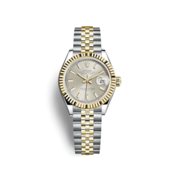 Rolex Lady-Datejust 28 Rolesor Yellow Fluted / Jubilee / Silver