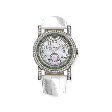Omega Museum Collection N° 1 "Pilots 1938" Aquarella Tsavorite