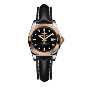 Breitling Galactic 29 Stainless Steel / Rose Gold / Trophy Black Diamond / Calf