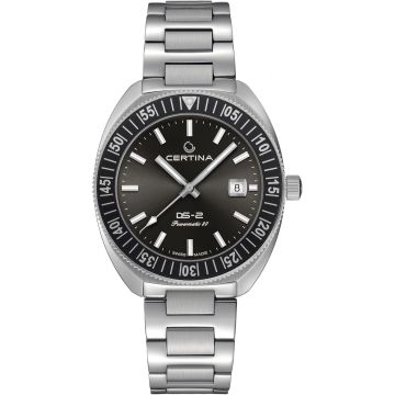Certina DS-2 Turning Bezel Powermatic 80 Stainless Steel / Grey / Bracelet