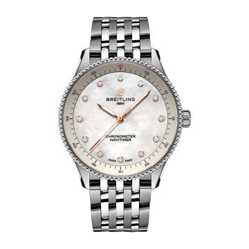 Breitling Navitimer Quartz 32 Stainless Steel / MOP / Bracelet