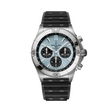Breitling Chronomat B01 42 Stainless Steel / Platinum / Ice Blue