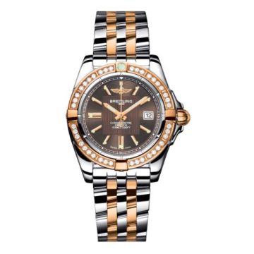 Breitling Galactic 32 Stainless Steel / Rose Gold / Diamond / Solar Bronze / Bracelet