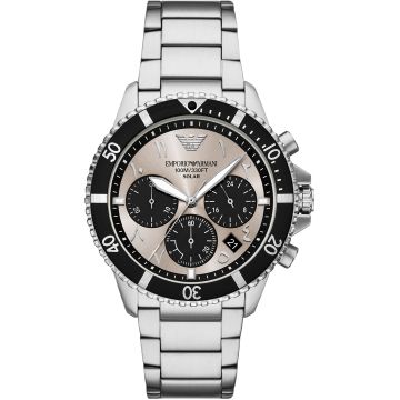 Emporio Armani Diver World Explorer Solar Chronograph Silvery / Grey