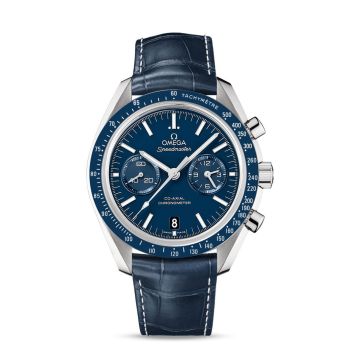 Omega Speedmaster Moonwatch Co-Axial Titanium / Blue