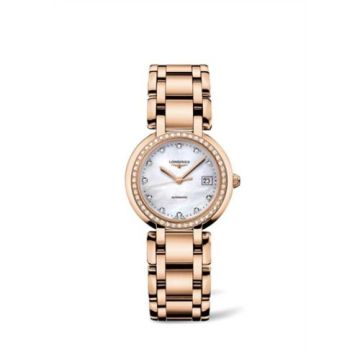 Longines PrimaLuna Automatic 30 Pink Gold Diamond MOP
