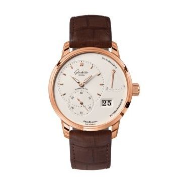 Glashütte Original PanoReserve Red Gold / Silver / Nubuck - Folding