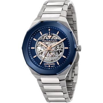 Maserati Stile Automatic Silver / Blue