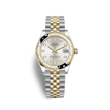 Rolex Datejust 31 Stainless Steel / Yellow Gold / Domed - Diamond / Silver - Diamond / Jubilee