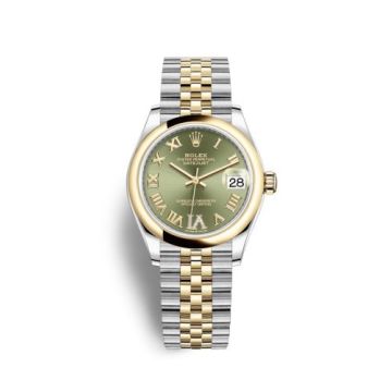 Rolex Datejust 31 Stainless Steel/ Yellow Gold / Domed / Olive - Roman / Jubilee